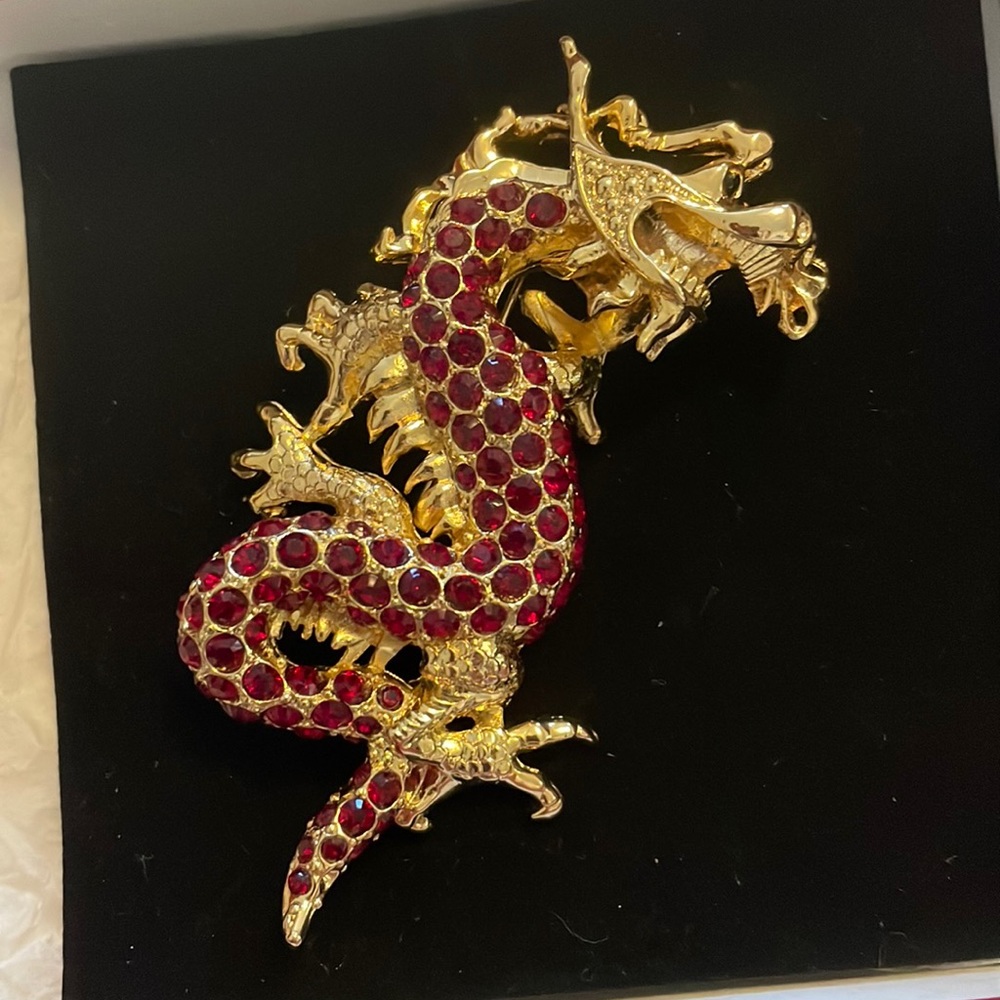 Edgar Berebi Dragon Brooch